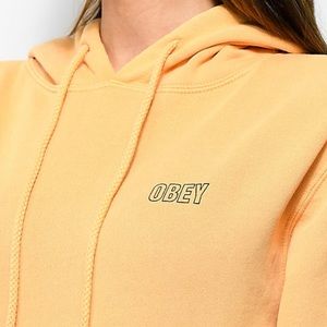 yellow obey sweater
